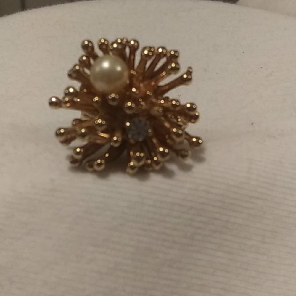 Vintage Cocktail Ring Adjustable